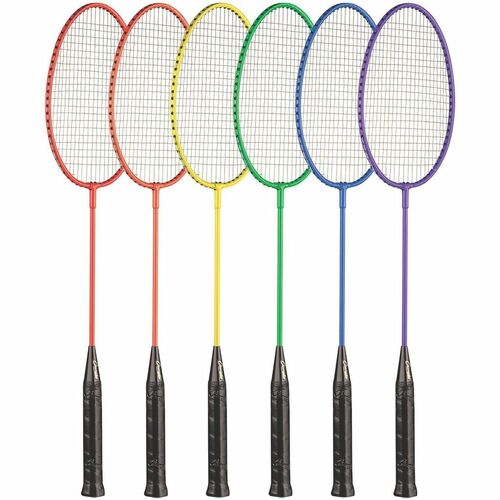 Champion Sports Badminton Rackets, Steel Shaft/Strings, 26"L, 6/ST, AST