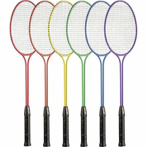 Champion Sports Badminton Rackets, Steel Twin Shaft/Strings, 26"L, 6/ST, AST