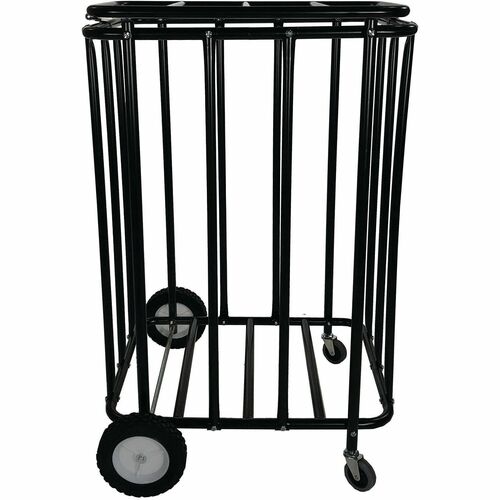 Champion Sports Ball Locker, Mobile, Steel, w/Mesh Bag, 22"x28"x43", BK