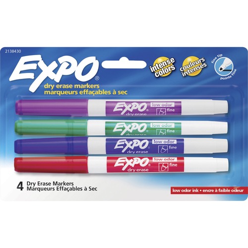  Quartet Glass Dry Erase Markers, Whiteboard Markers, Bullet  Tip, White and Neon Colors, 6 Pack (79559Q) : Office Products