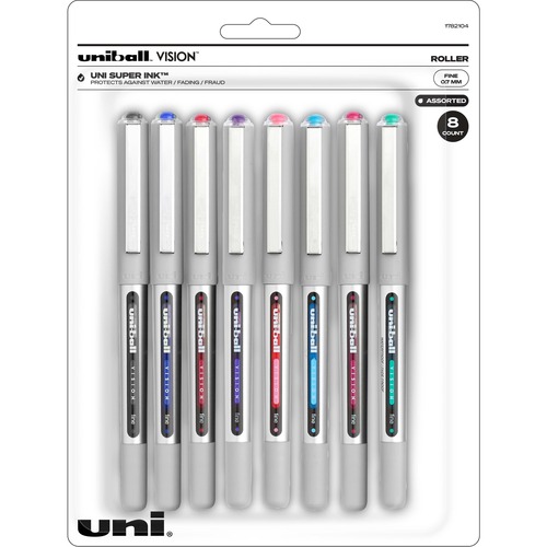 Uni-Ball Vision Fine Rollerball Pens 