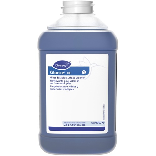 Diversey Care Glass/Multi-surface Cleaner, J-Fill, Conc, 2.5L, Blue