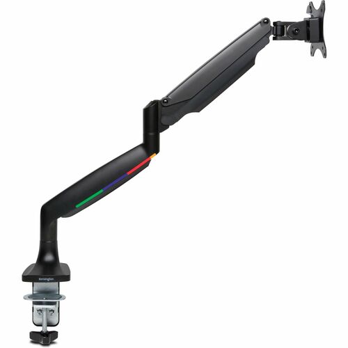 Kensington Monitor Arm,Single,Fully Articulating,6-7/10"-19-9/10"H,BK