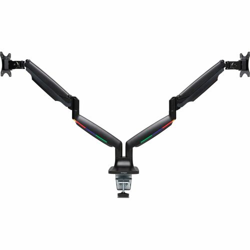 Kensington Monitor Arm,Dual,Fully Articulating,6-7/10"-19-9/10"H,BK