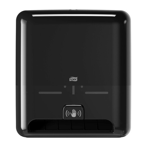 TORK Dispenser,f/Towels,Elevation,w/Sensor,13"x8"x14.5",BK