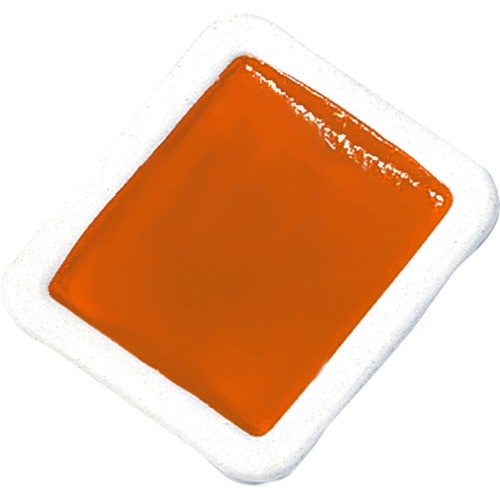Dixon Ticonderoga Company Watercolor Refills,Half-Pan,Semi-Moist,1 DZ,Orange