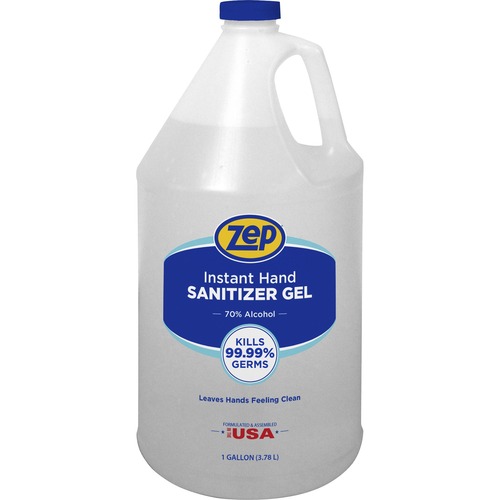 Zep Commercial Hand Sanitizer, Alcohol-based, 1 Gal, Clear