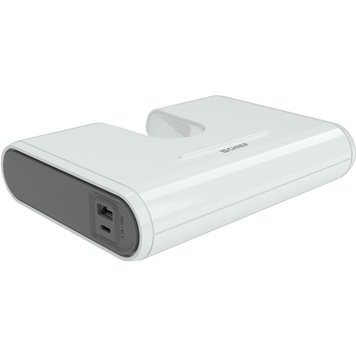 CHIEF Charging Hub, 3.1 A, 7-3/10"x5-1/2"x1-7/10"H, White