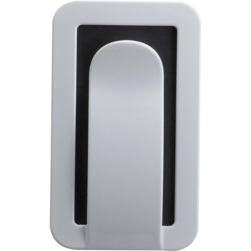 Officemate Note Holder, Magnetic, 3-9/10"Wx1/2"Dx2-2/5"H, White