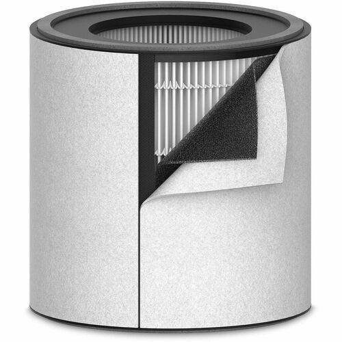 TruSens Air Filter, HEPA, Large, 7-9/10"Wx7-9/10"Lx5-9/10"H, White