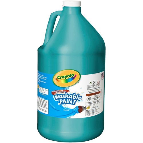 Crayola Paint, Washable, 1 Gallon, Turquoise