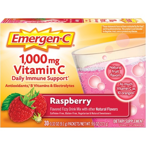 Glaxosmith Kline Cnsmr Hlth Dietary Supplement, Raspberry, 0.31 oz, 30/PK, Redi