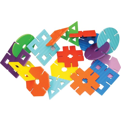 Pacon Building Shapes, WonderFoam, 7" Wide, 40/ST, 6/CT, AST