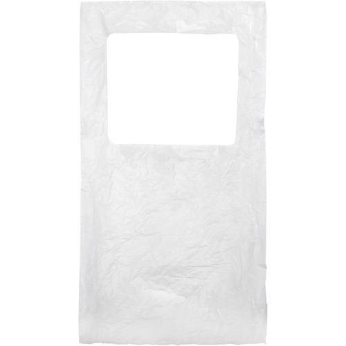 Hospeco Liner Bag,w/Strap,Poly,f/Receptacles,12-5"x23",500/CT,Frost