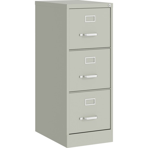 Lorell Vertical File, 22" Deep, 3-Dwr, 15"x22"x40.2", LGY