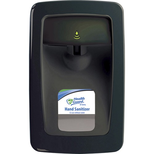 Kutol Products Dispenser, No Touch, Black Trim, 6-3/4"Wx4"Dx10-3/4"H, Black