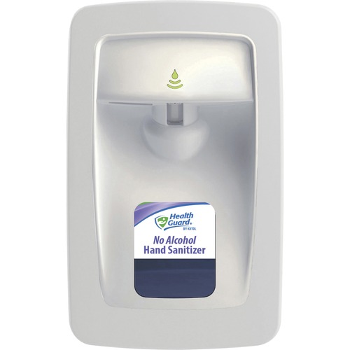 Kutol Products Dispenser, No Touch, White Trim, 6-3/4"Wx4"Dx10-3/4"H, White
