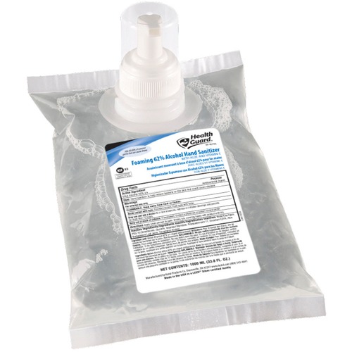 Kutol Products Hand Sanitizer, 62 Alcohol, 1000 mL, 6/CT, Clear