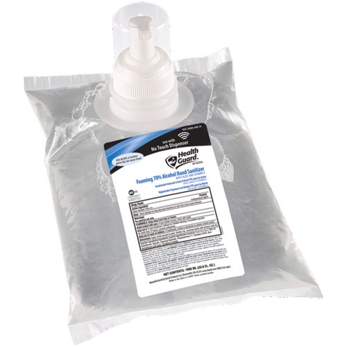 Kutol Products Hand Sanitizer, 70 Alcohol, 1000 mL, 4/CT, Clear