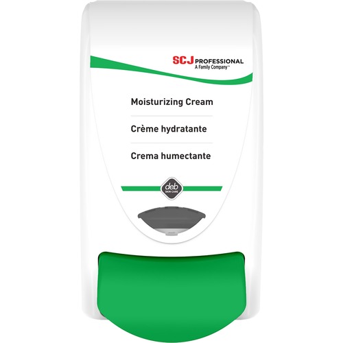 S.C. JOHNSON & SON, INC Dispenser,Manual,f/Moisturizing Cream,1 L Cap,White/Green