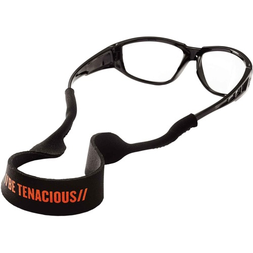 Ergodyne Lanyard,f/Glasses,Neoprene,6/CT,BK