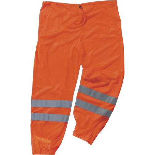 Ergodyne Pants,High-Visibility,ClassE,DrawstringWaist,S/M,Orange