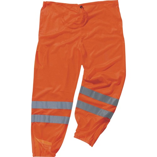 Ergodyne Pants,High-Visibility,ClassE,DrawstringWaist,4X/5X,Orange