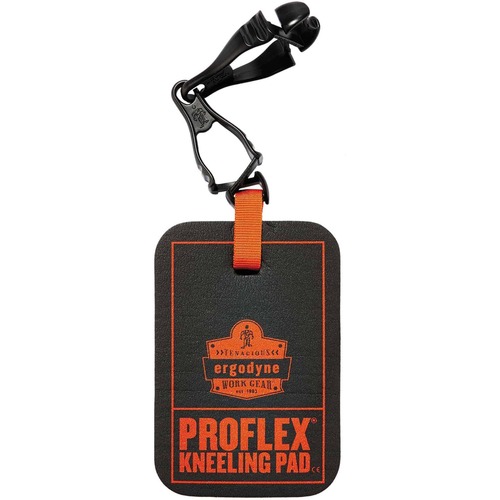 Ergodyne Kneeling Pad,w/Grabber,Handle,NBRfoam,4"x6"x1",Mini,BK