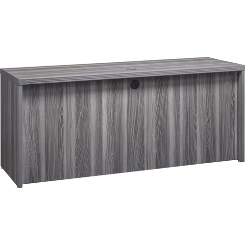 Safco Credenza Shell,w/Mod Panel,72"x24"x29.5",Gray Steel