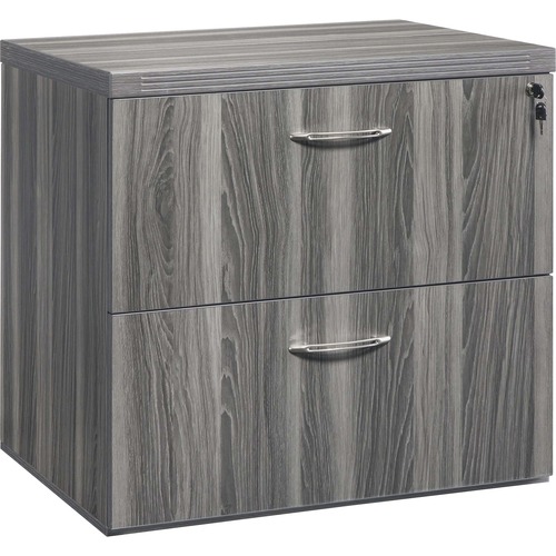 Safco Lateral File,Freestanding,F/F,36"x24"x29.5",Gray Steel