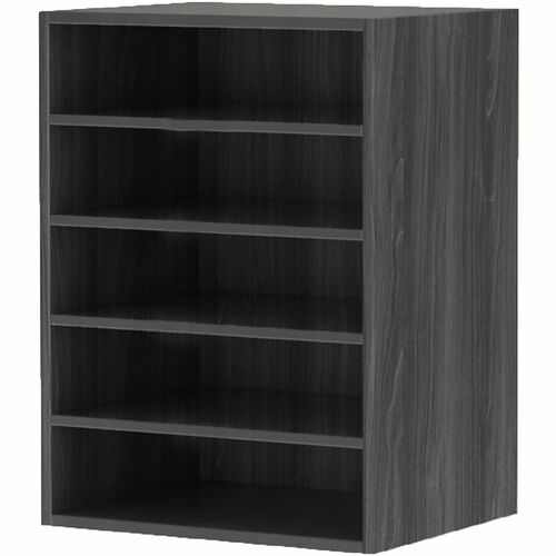 Safco Manager,f/Paper,Horizontal,Wood,15"x11.75"x20.25",GY Steel