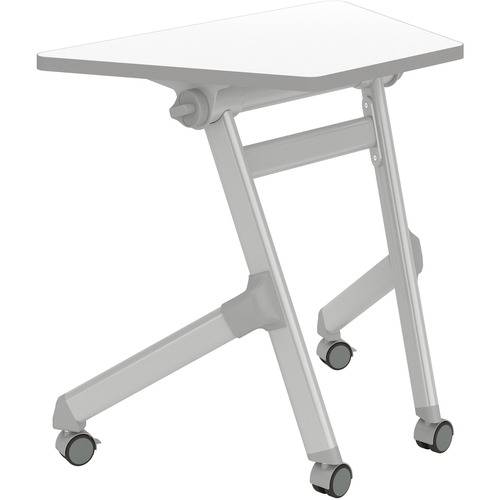Safco Desk,Nstng,Dry-Erase,Trapezoid,32.83"x22.25"x29.5",White