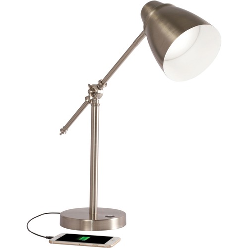 OttLite Technologies, Inc. Lamp,Desk,ClearSun LED,USB Port,5"-19"H,SR