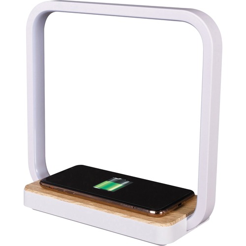 OttLite Technologies, Inc. Charging Station,w/Light,Wireless/USB,8-3/4"H,WE