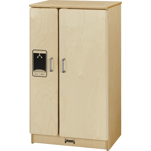 Jonti-Craft, Inc. Play Kitchen Refrigerator, 20"Wx15"Dx35"H, Woodgrain