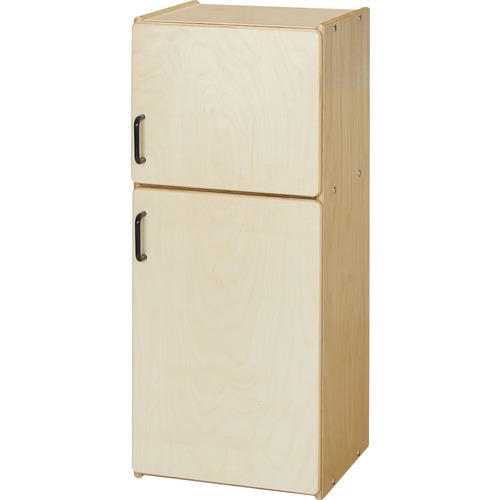 Jonti-Craft, Inc. Refrigerator,f/Play Kitchen,3-Shelf,14"x14"x32-1/2",Baltic