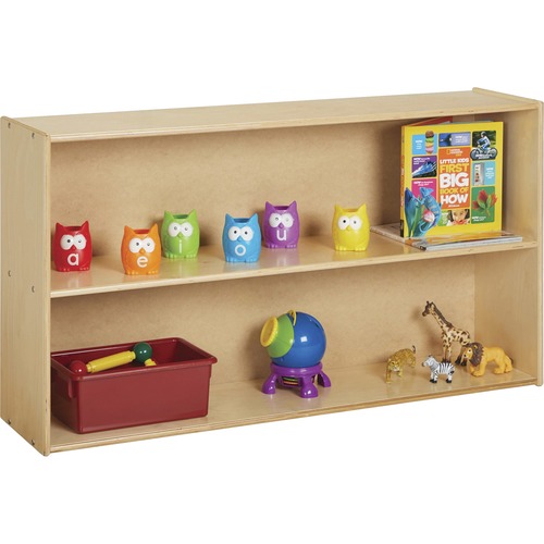 Jonti-Craft, Inc. Storage Unit,2-Shelf,Undivided,48"x12"x26-1/2",Baltic