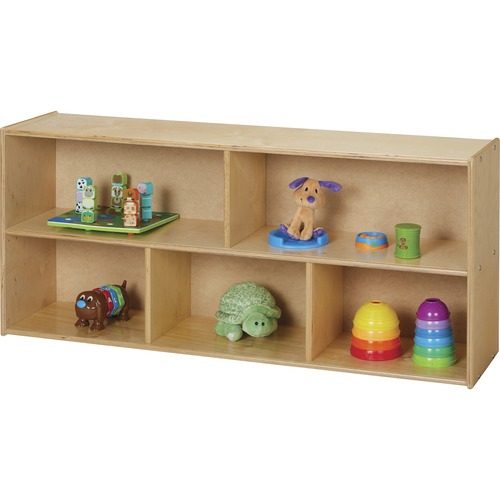 Jonti-Craft, Inc. Storage Unit,f/Toddlers,2-Shelf,48"x12"x21-1/2",Baltic