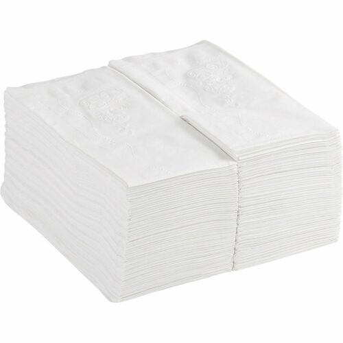 Georgia-Pacific Dinner Napkins, 2-Ply, 15"x16", 126/PK, White