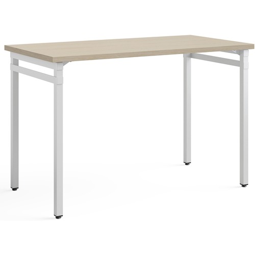 Safco Desk,Work-from-Home,45-1/2"x23-1/2"x29-1/2",Beige/White