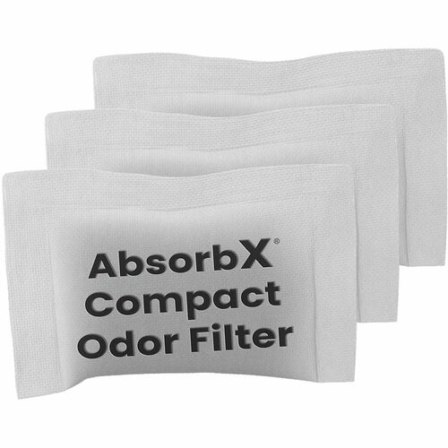 HLS Commercial Filter,Odor Control,Carbon,f/2.5-4Gal,2"x3"x1/10",3/EA,WE