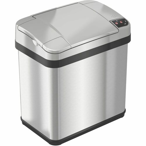 HLS Commercial Trash Can, 2.5 Gal, 10-3/10"Wx6-9/10"Lx11-7/10"H, Multi