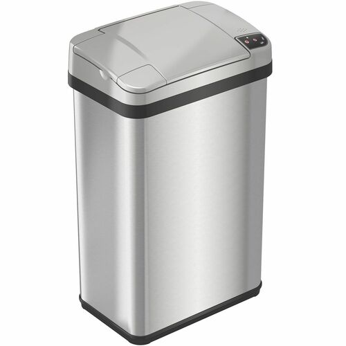 HLS Commercial Trash Can, 4 Gal, 10-3/10"Wx6-9/10"Lx17-9/10"H, Multi