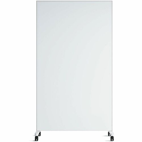 U Brands Easel,Dry-Erase,Glass,Magnetic,42"x72",White