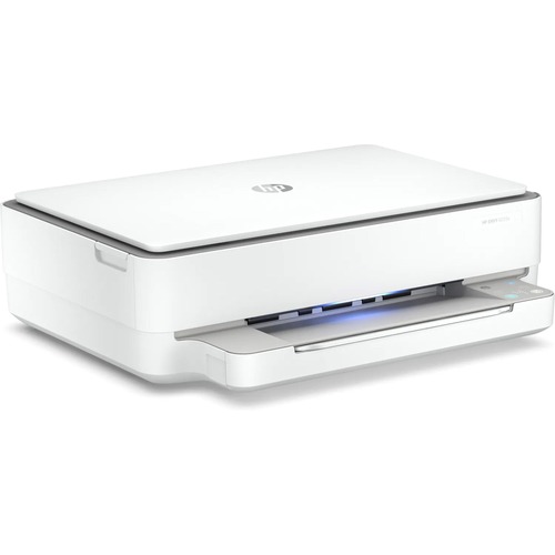 Hewlett-Packard Printer,Inkjet,Color,Copy/Scan,7PPM,256MB,Duplex,White