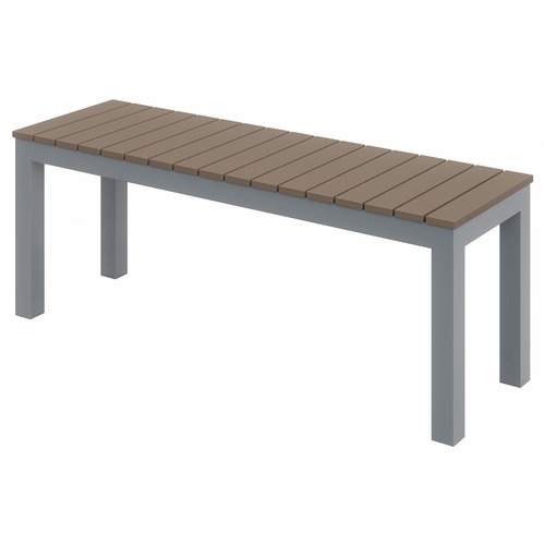 KFI Seating Bench, Outdoor, 47"x15"x18", SR/Mocha