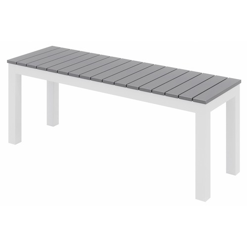 KFI Seating Bench, Outdoor, 47"x15"x18", WE/GY
