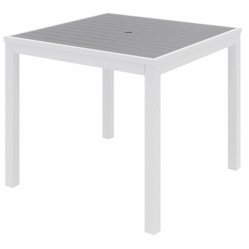 KFI Seating Table, Eveleen, In/Outdoor, Square, 35"Wx35"Lx29"H, GY