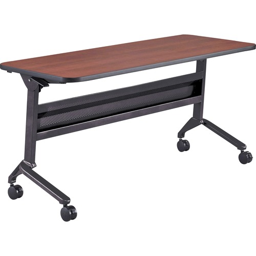 Safco Table,Training,Rectangular,FlipNGo,60"x24"x29",Cherry