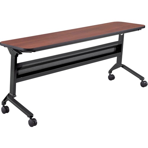 Safco Table,Training,Rectangular,FlipNGo,72"x18"x29",Cherry